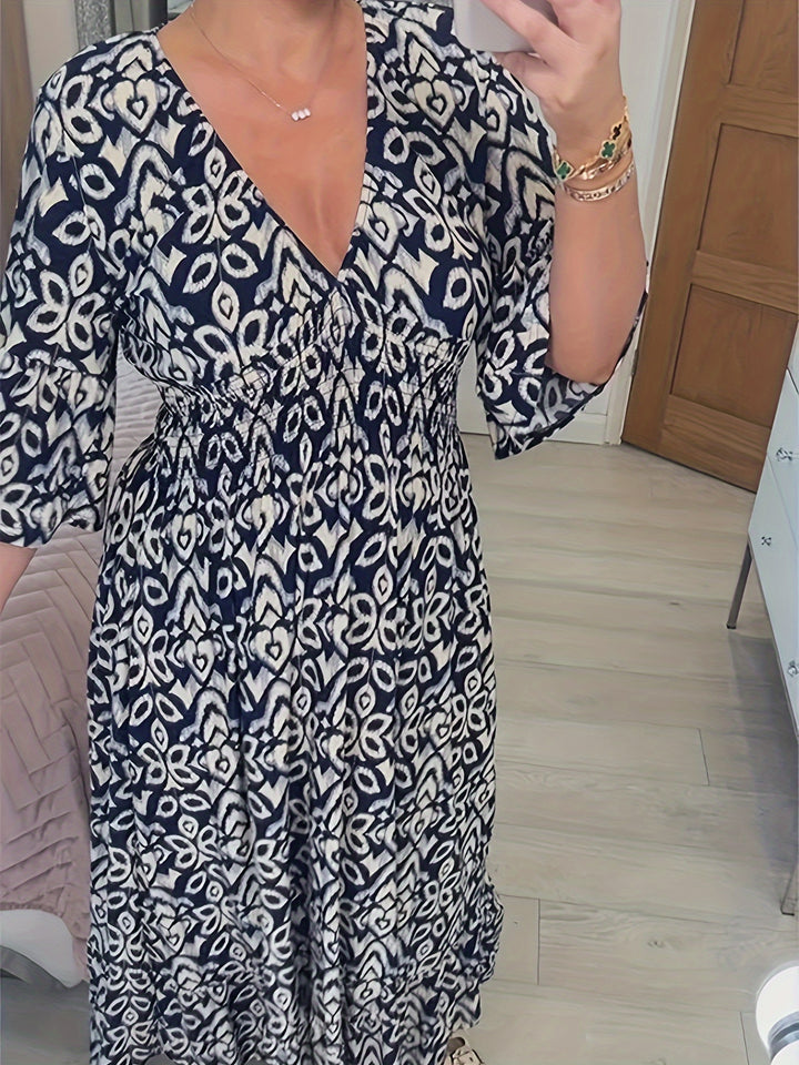 Boho Chic Ikat Klänning