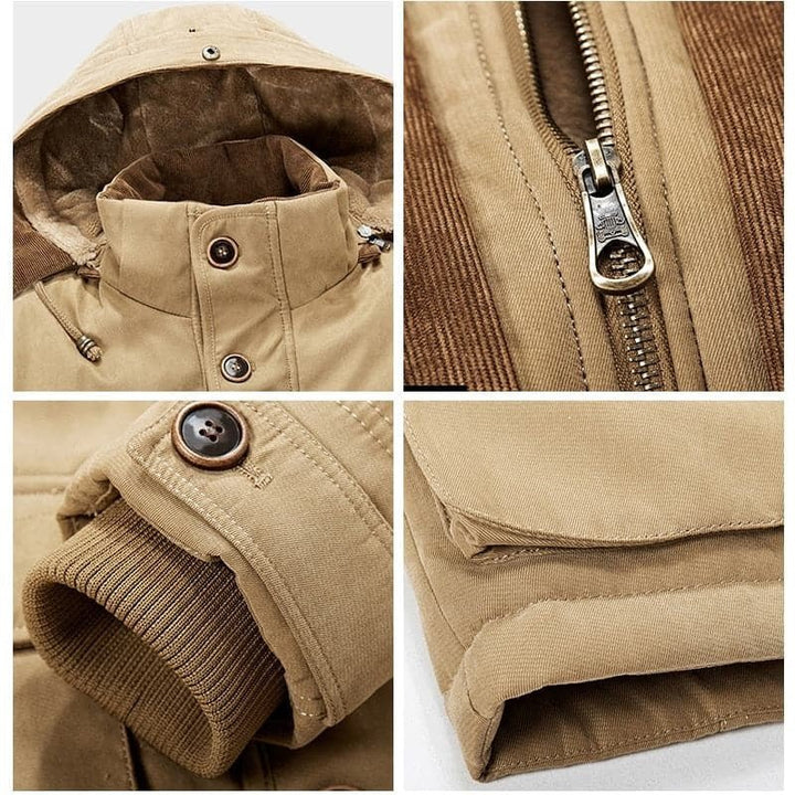 Maximilian - Fleece-Lined Winter Jacket Last Day 80% Off!